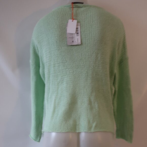 NWT Womens Wooden Ships Pastel Green Hip Hare Slouchy Crew Sweater X/S - Picture 7 of 8